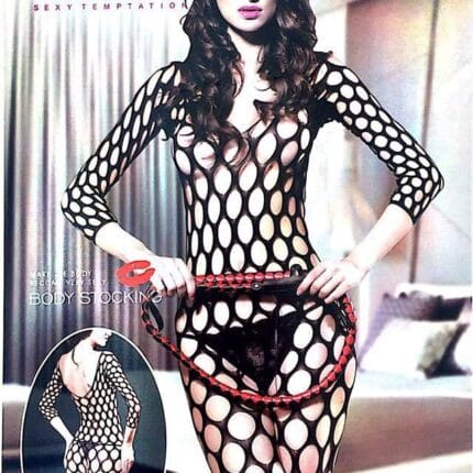 Body Stocking Fishnet Dress - Ladies Sexy Net Dresses - HZ8805