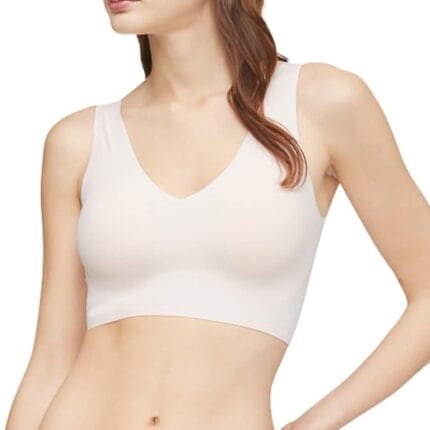 Calvin Klein Women's Invisibles Comfort V Neck Bralette Bra