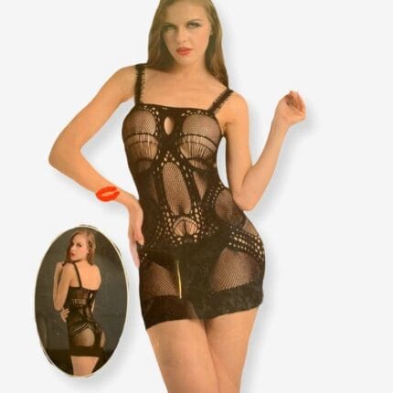 Hkmeair Khushi Print Sexy Net Bodystocking No 8891
