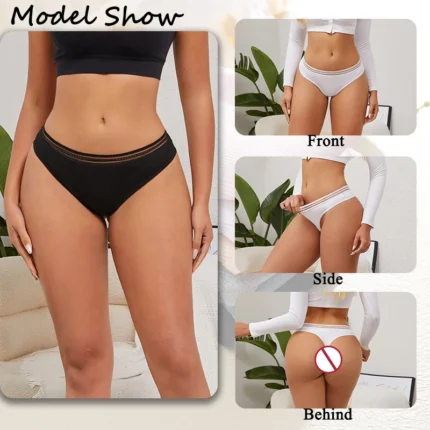 Finetoo 3Pcs Sexy G-string Panties for Women