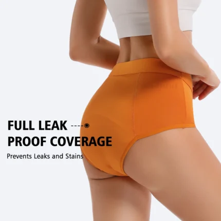 5PCS Menstrual Panties Women's High Waist Panty