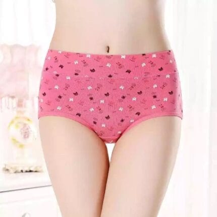 Mid Waist Cotton Underwear Panty