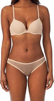 OnGossamer Sleek Micro Push Up Bra, Plush Pads