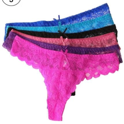 Pack of 3 - Sexy Summer Soft Cotton Net Panty For Ladies