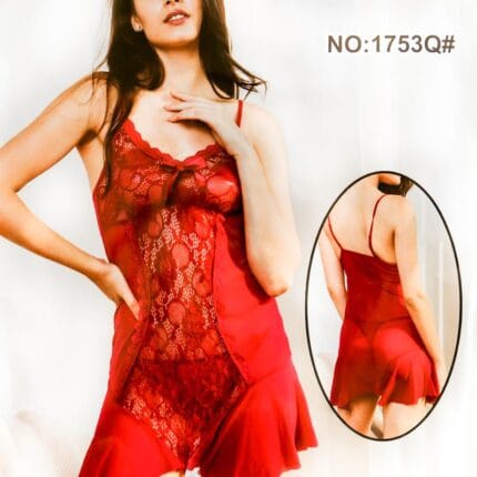Romantic Short Nighty For Women - 1753Q#