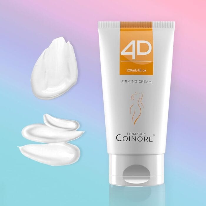 B Flat Belly Firming Cream - Skin Tightening Cream for Stomach, Cellulite Cream, Thighs & Butt, Moisturizing Firming Lotion, 120 ML