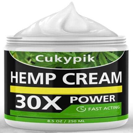 Hemp Cream Maximum Strength 8.5oz - Hemp Oil & Arnica Cream, for Shoulder Hip Neck Knee & Back,All Natural Cream - Instant Menthol cream