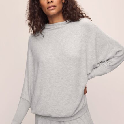 Cozy Time Mock Neck Pullover