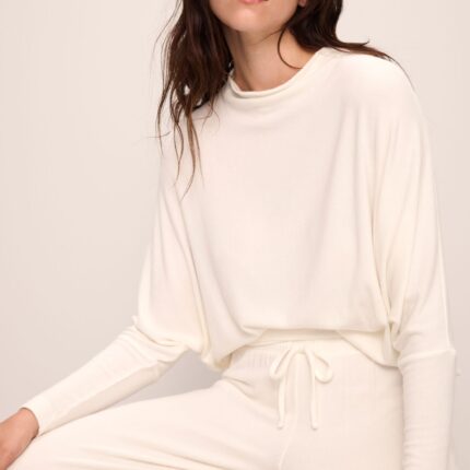 Cozy Time Mock Neck Pullover