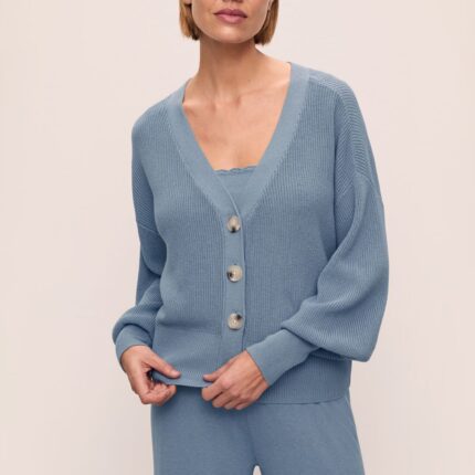 Fine Gauge Sweater Cardigan