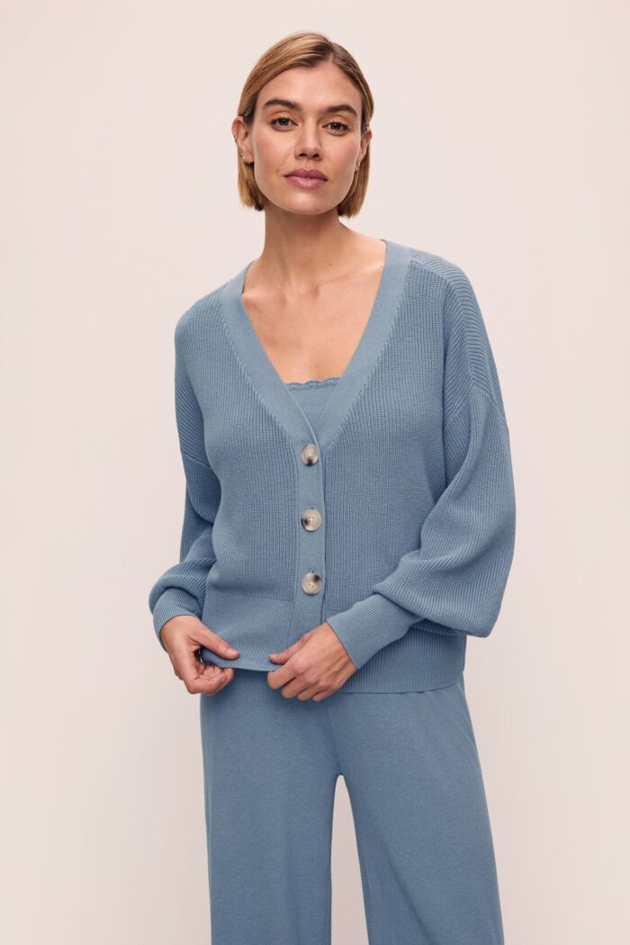Fine Gauge Sweater Cardigan