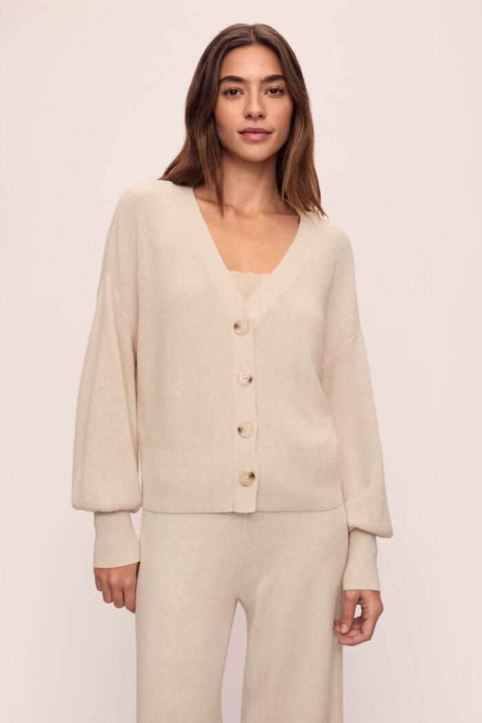 Fine Gauge Sweater Cardigan