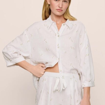 Linen Blend Relaxed Short
