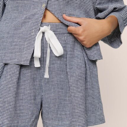 Linen Blend Relaxed Short