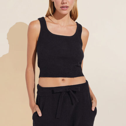 Recycled Boucle Cropped Tank