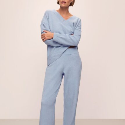 Recycled Boucle Relaxed Fit Pant