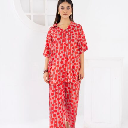 Woman's Loungewear Dress - Polka Dot