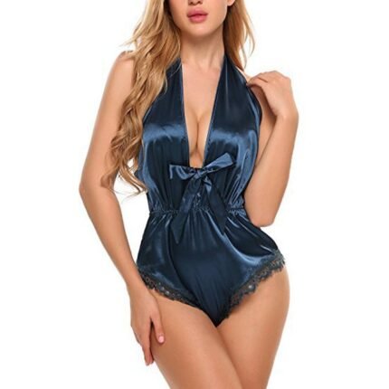 Sexy Lace Satin Silk  Nightwear